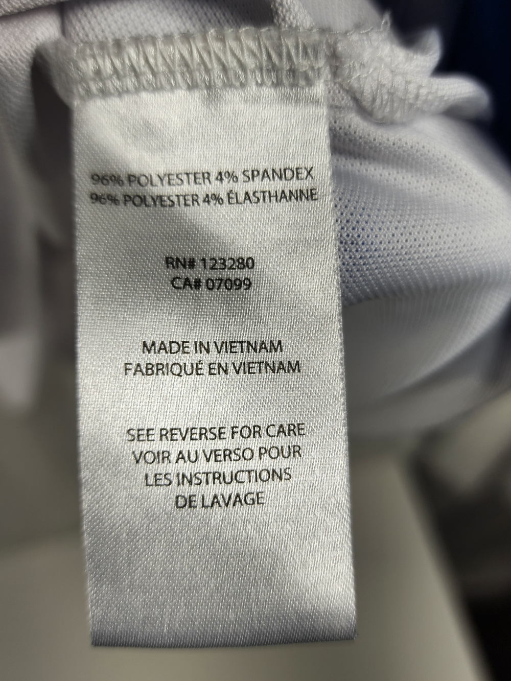 Travis Mathew Gray, White and Mint Stripe Performance Polo - Picture 7 of 9